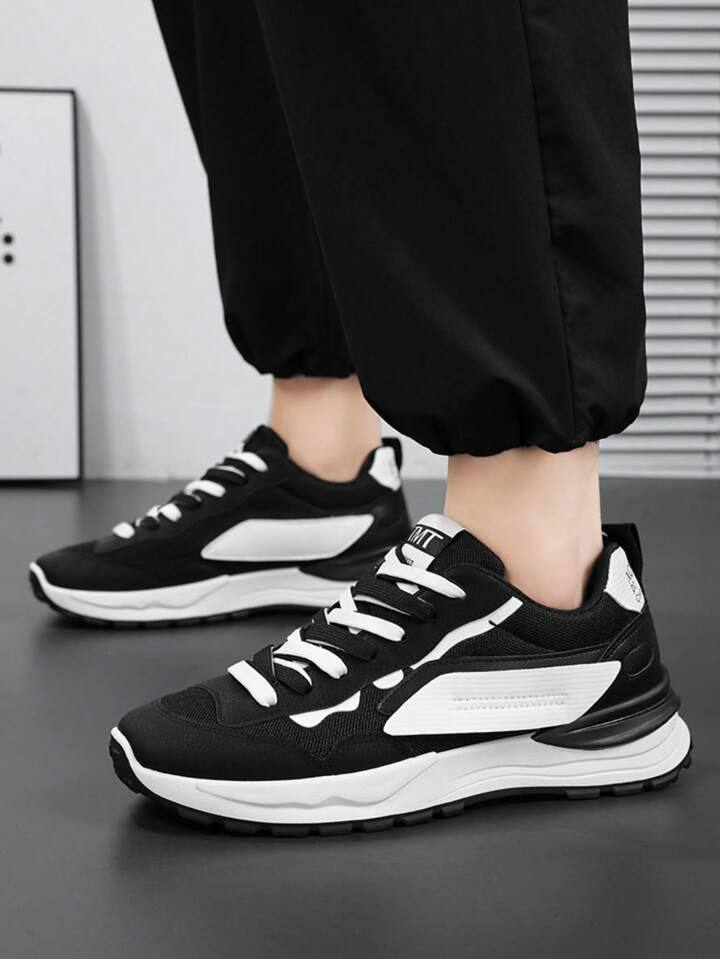 black/white sneakers