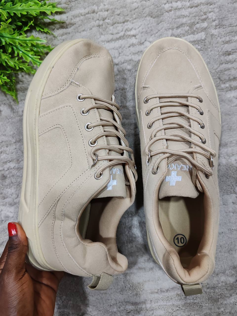 sneaky pair with big sole - nude 