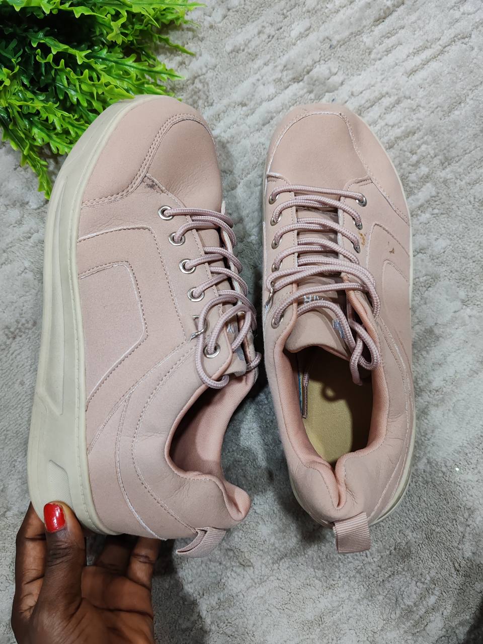 sneaky pair with big sole - pink