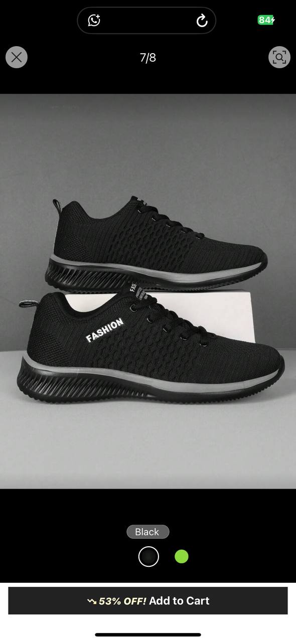 fashion sneakers with black sole