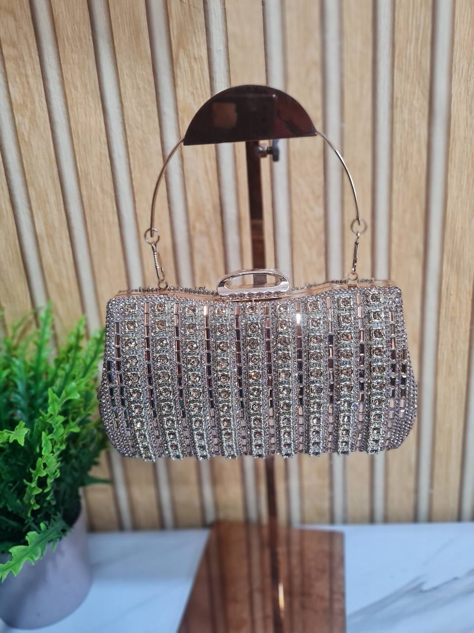 party purse bn3390- gold
