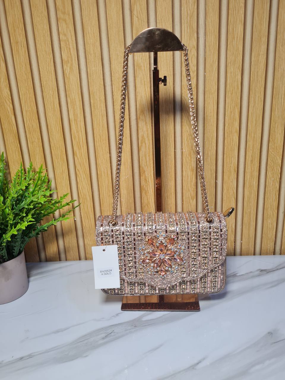 party purse bn3552 - rose gold