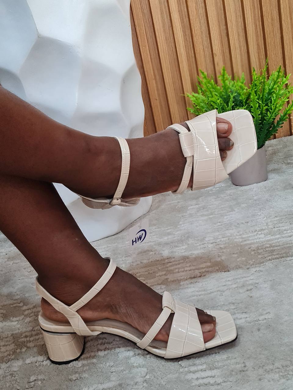 ligalli heel sandal - nude
