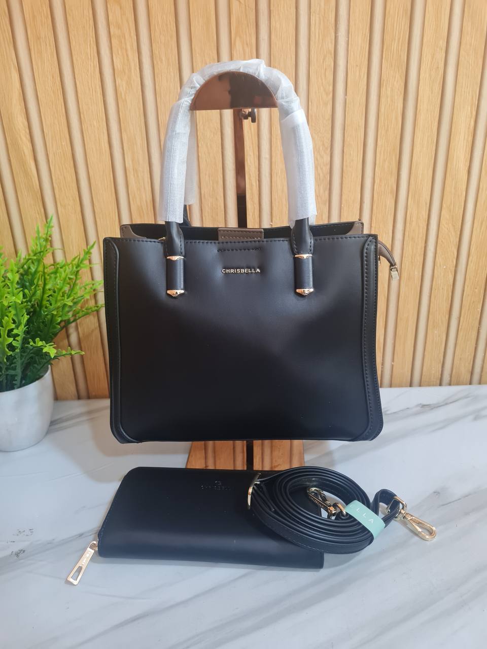 chrisbella handbag aa012411090 - black