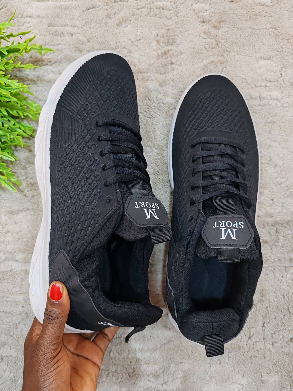 m sport sneakers - black