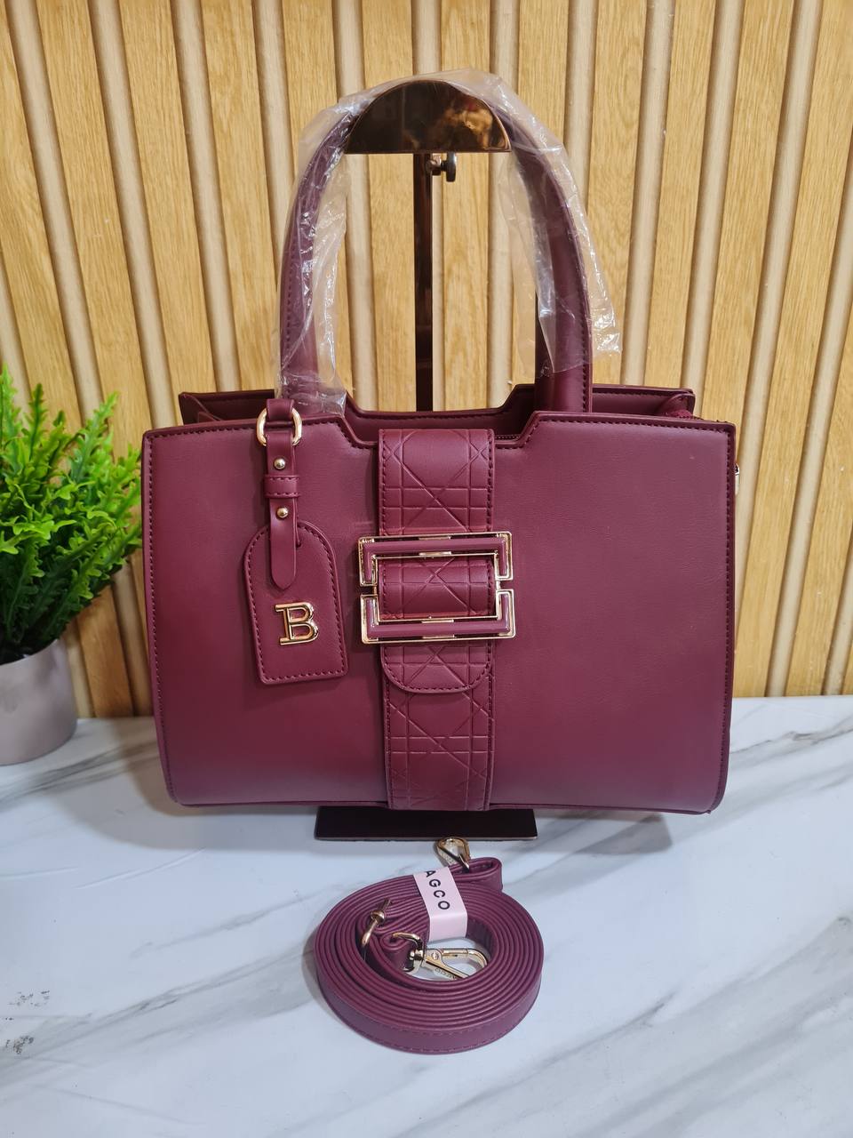 bagco handbag bx012402005 - wine