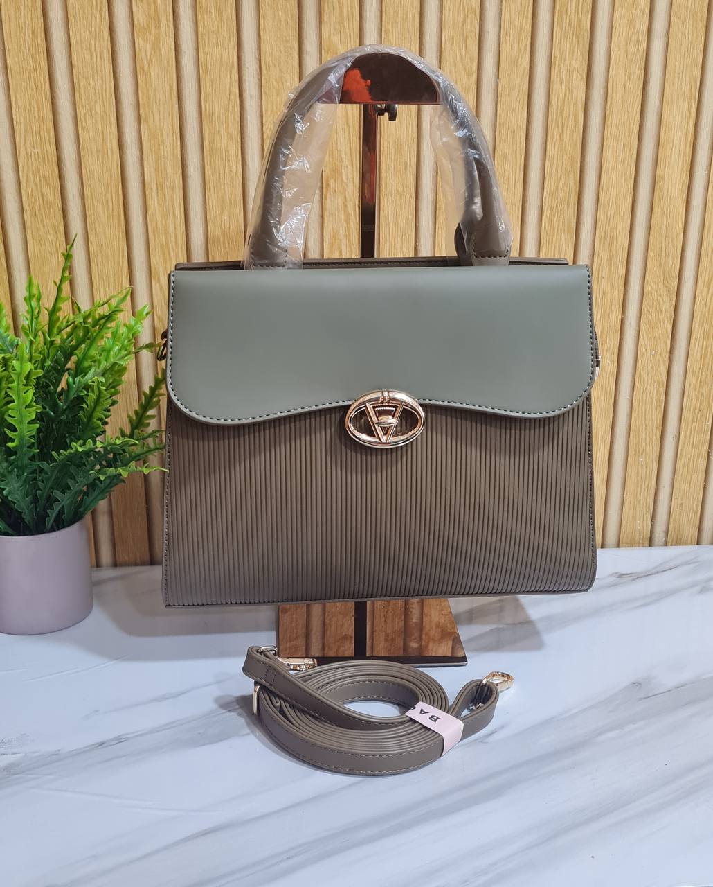 bagco handbag bx012407016 - khaki