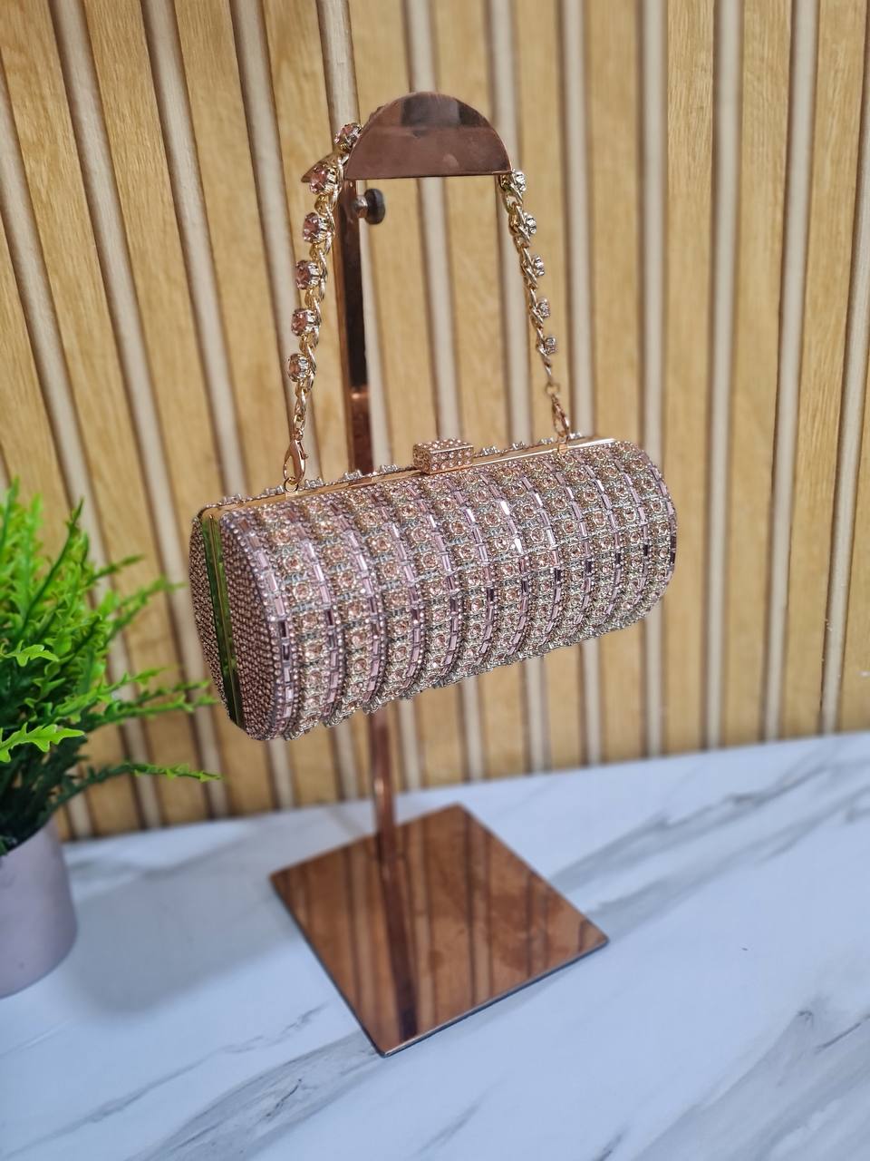 party purse bn3474 - rose gold