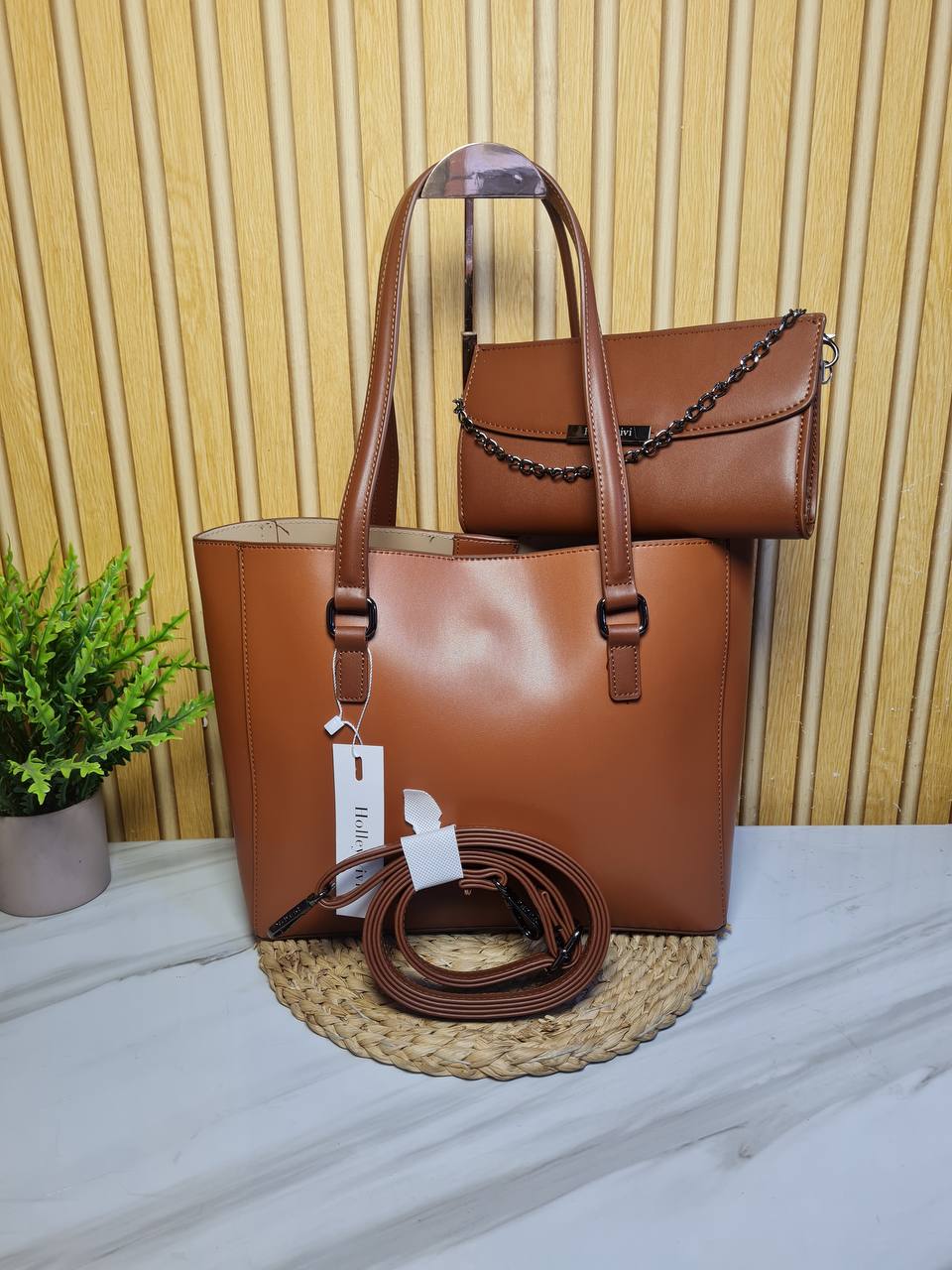 holly vivi handbag 11115 - brown