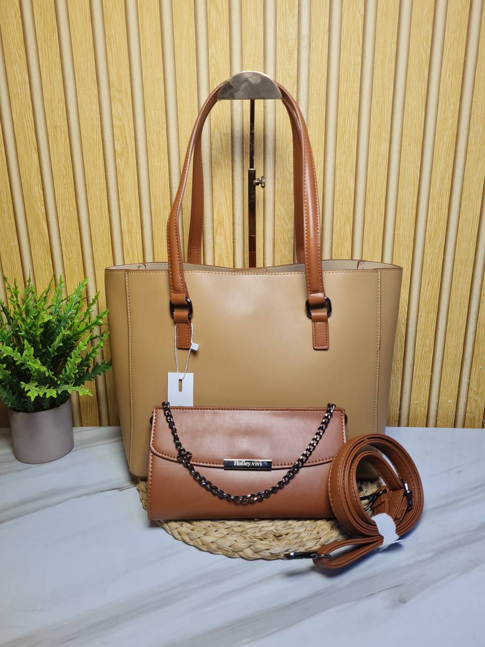 holly vivi handbag 11115 - apricot