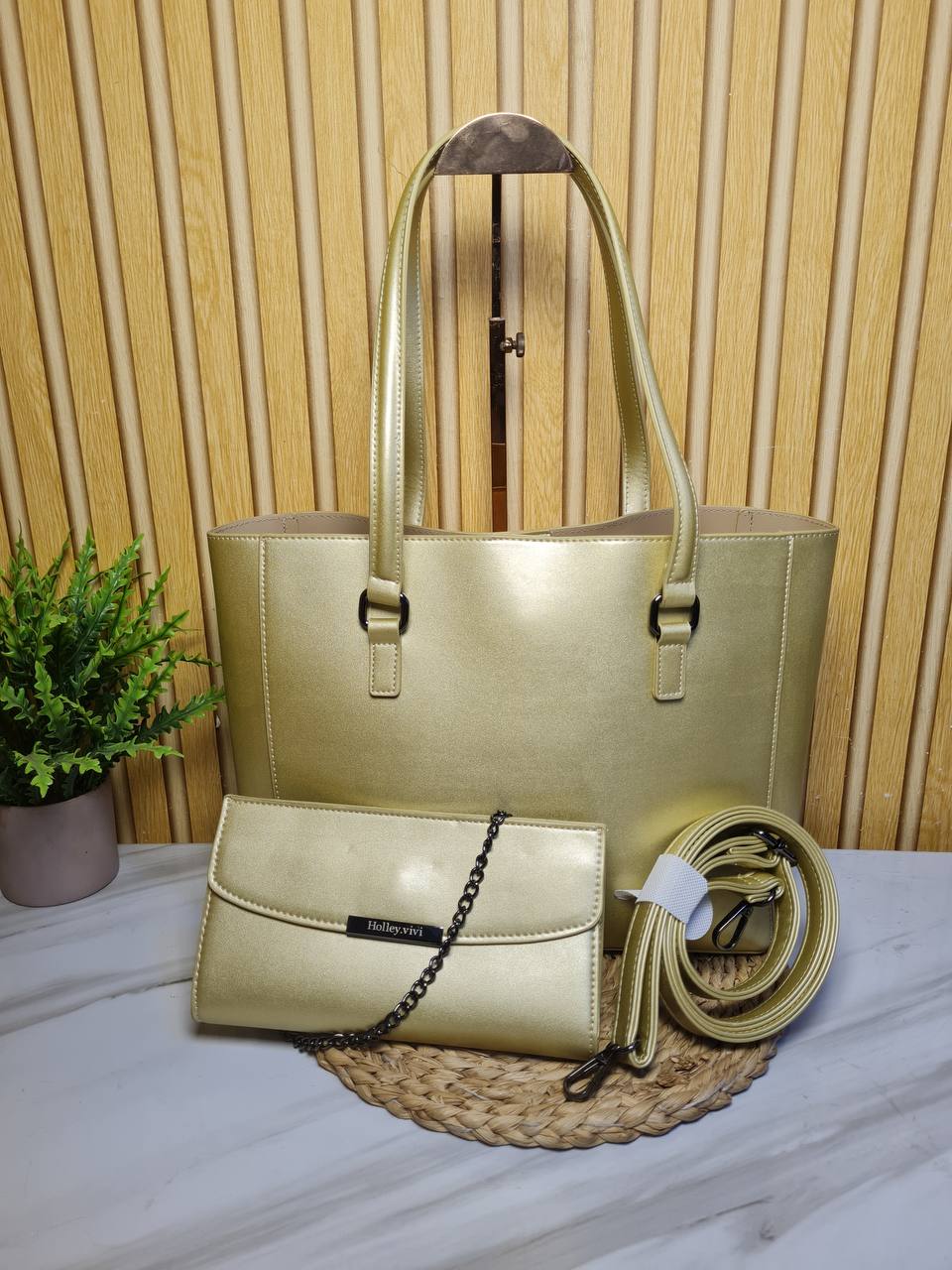 holly vivi handbag 11115 - gold