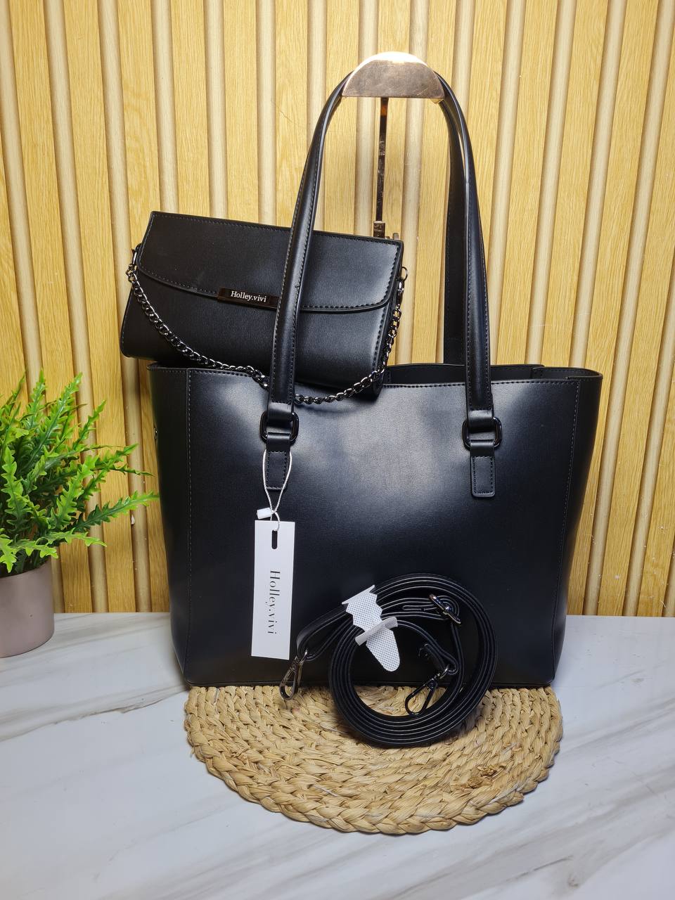 holly vivi handbag 11115 - black