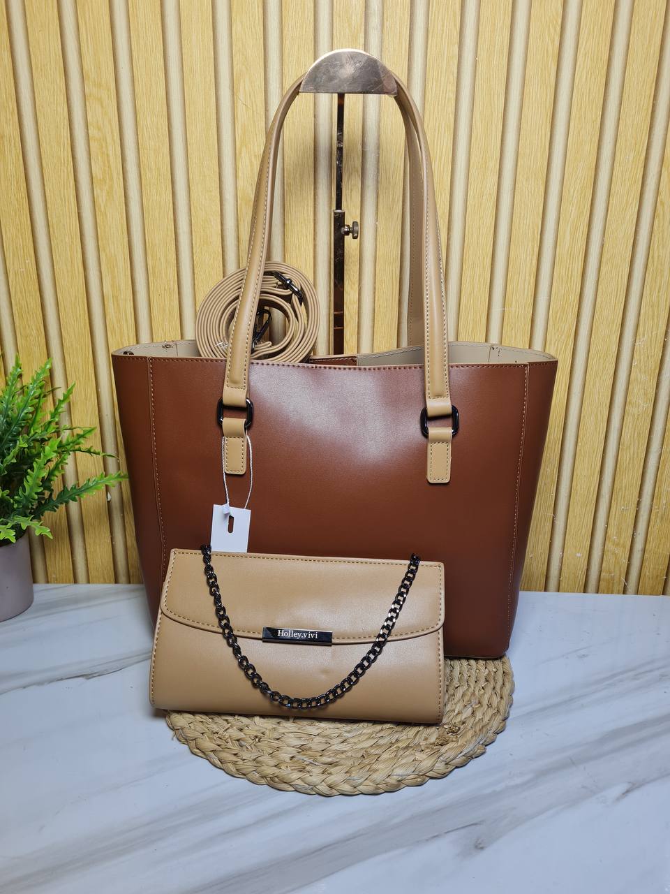 holly vivi handbag 11115 - coffee