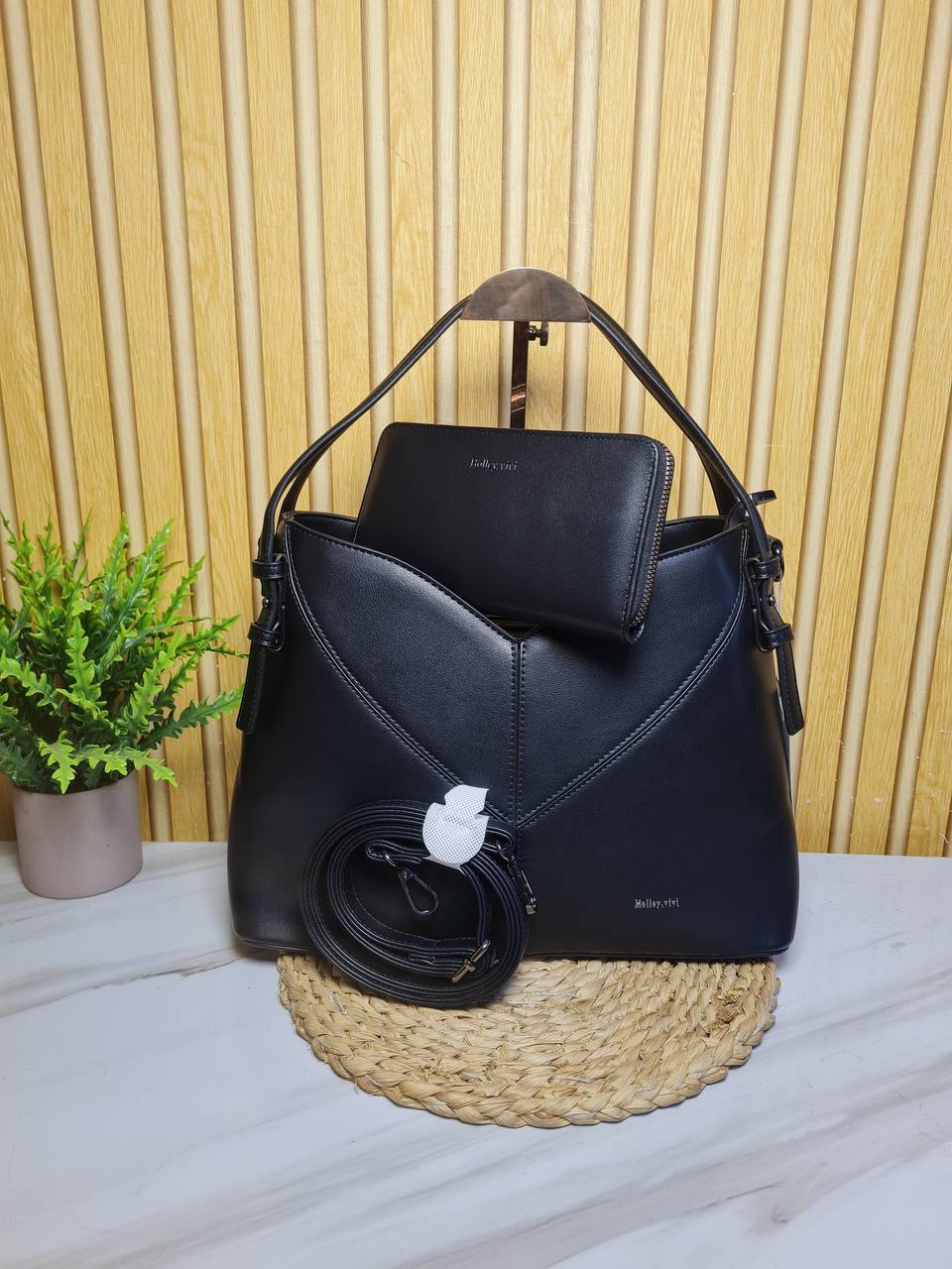 holly vivi handbag 1079 - black