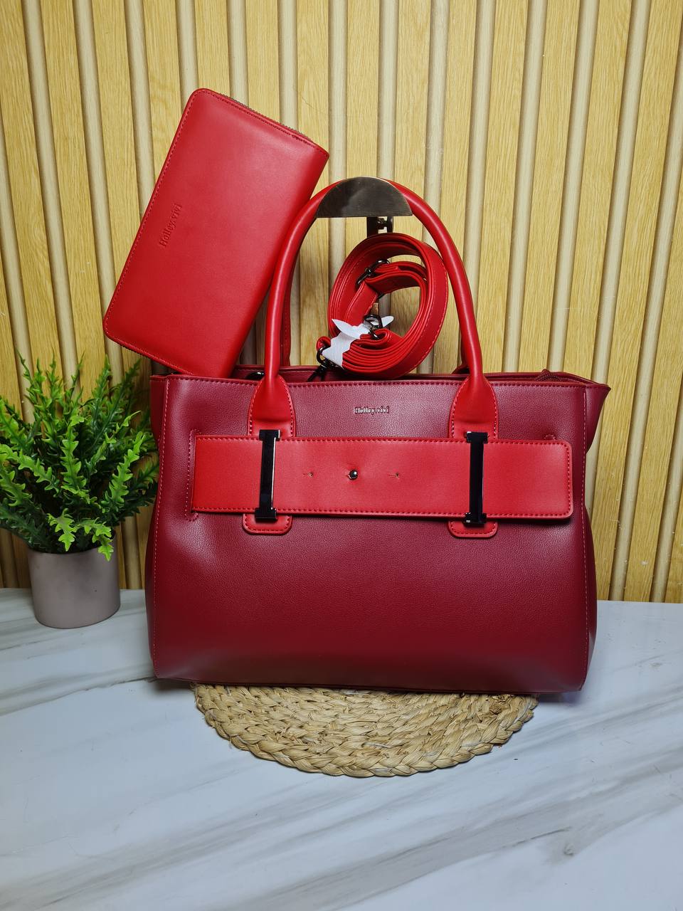 holly vivi handbag 1089 -  burgundy