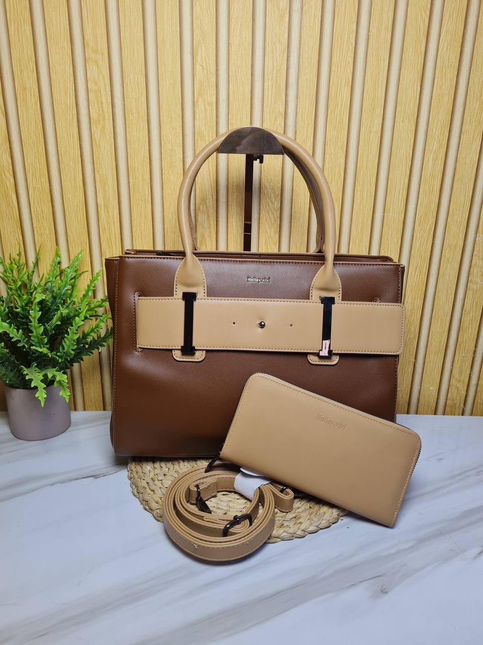 holly vivi handbag 1089 -  coffee/brown