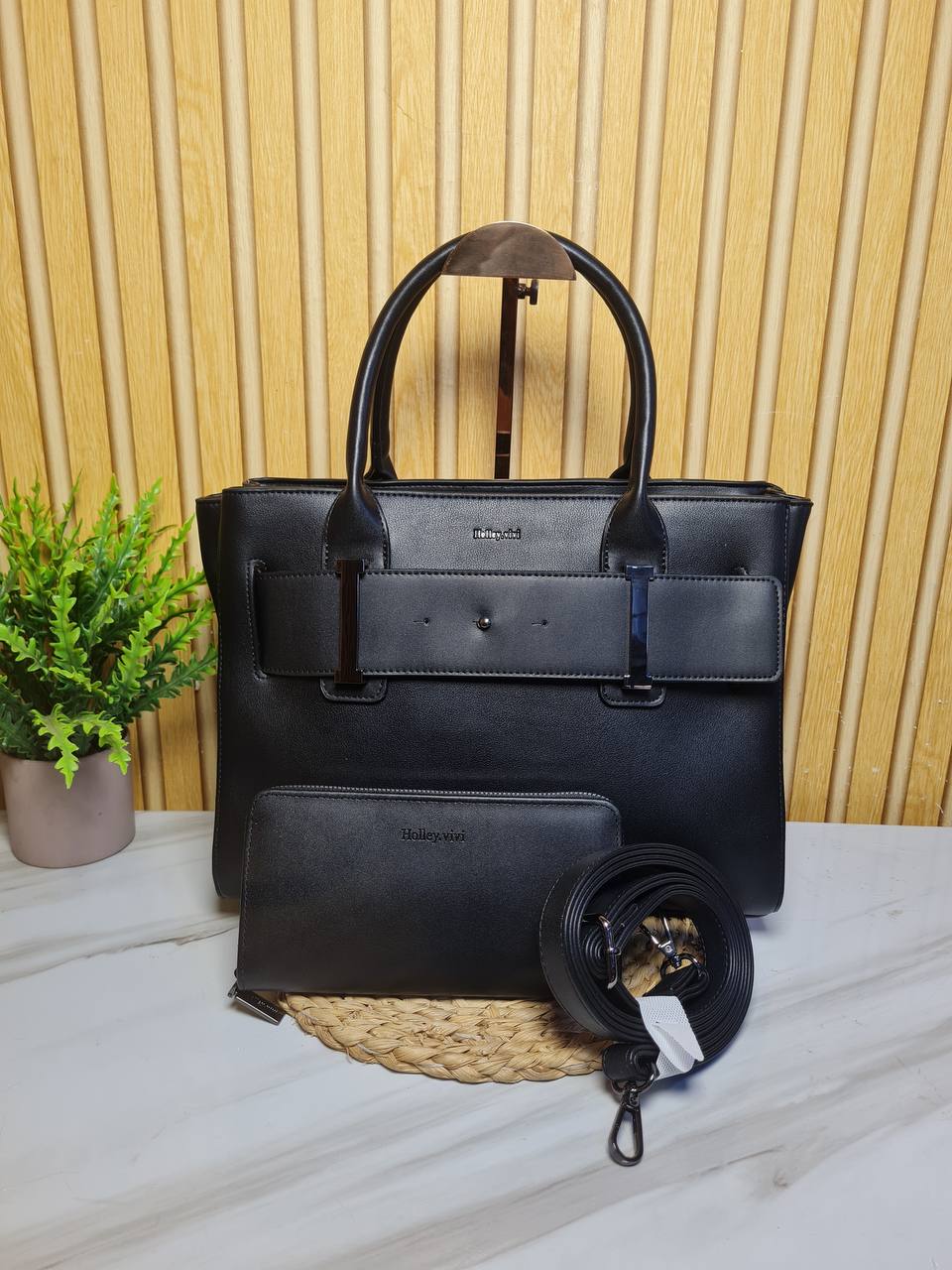 holly vivi handbag 1089 -  black