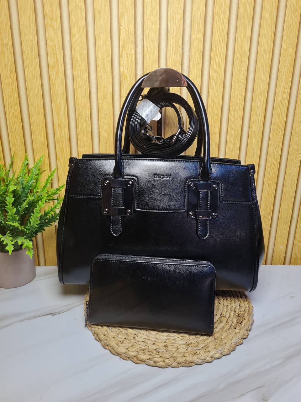 holly vivi handbag 1027 - black