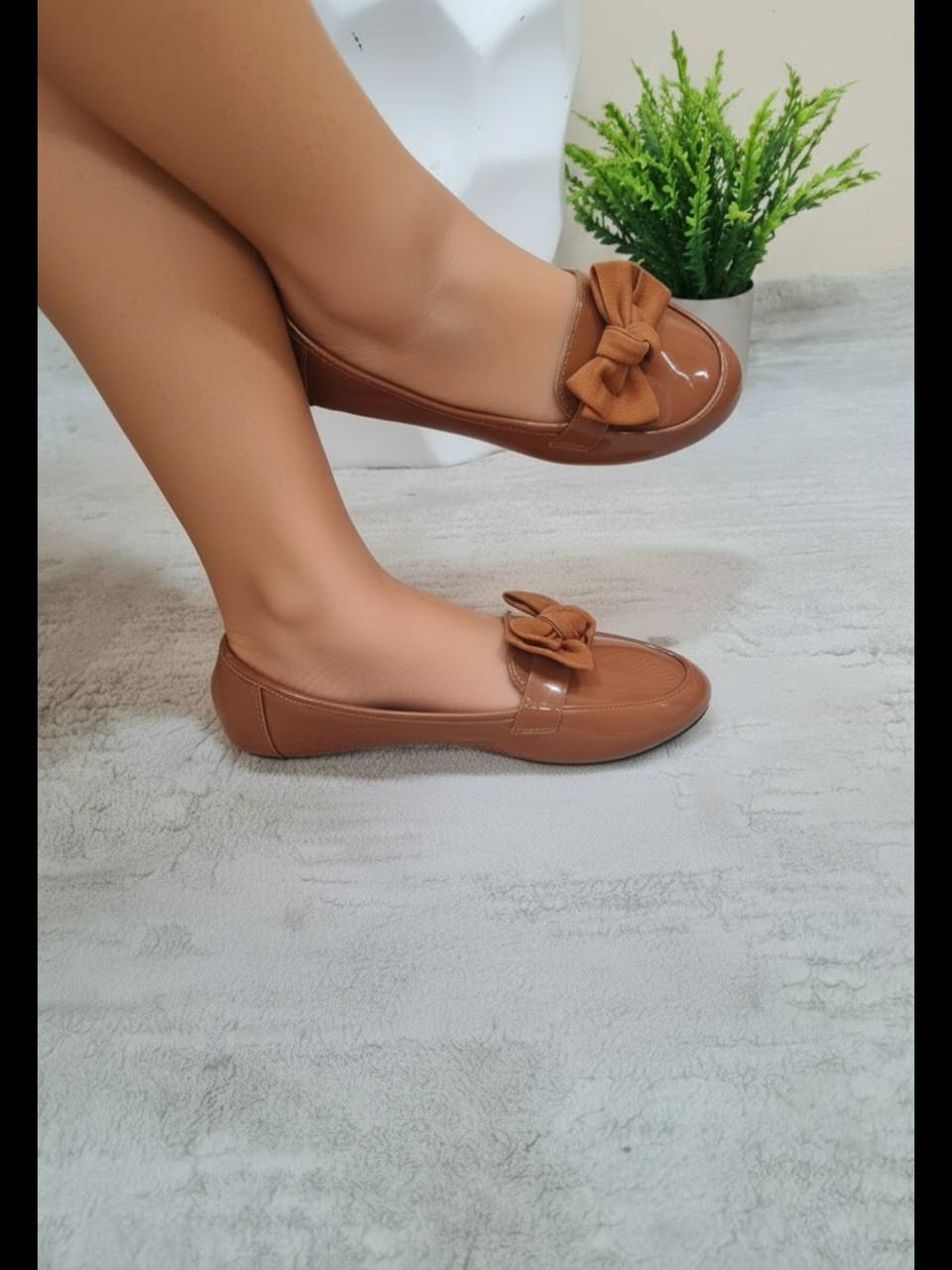 looking good flat shoe eb5 - brown