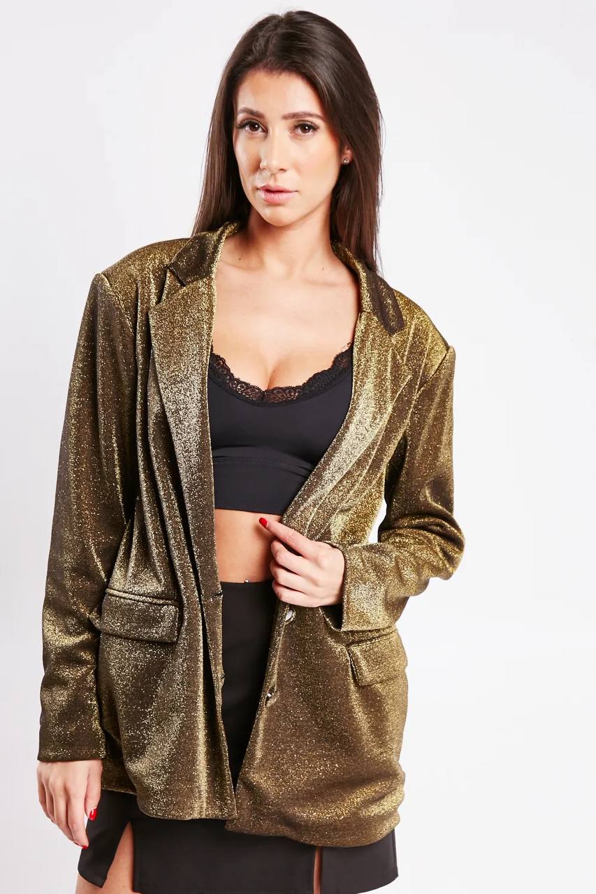 elenza blazers - black/gold