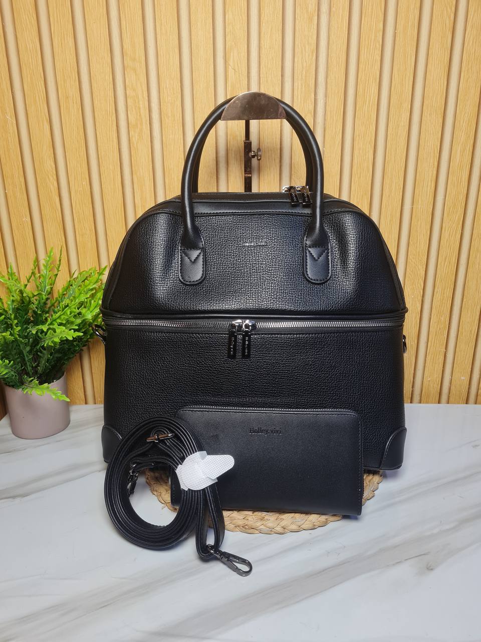 holly vivi travel handbag 1066 - black