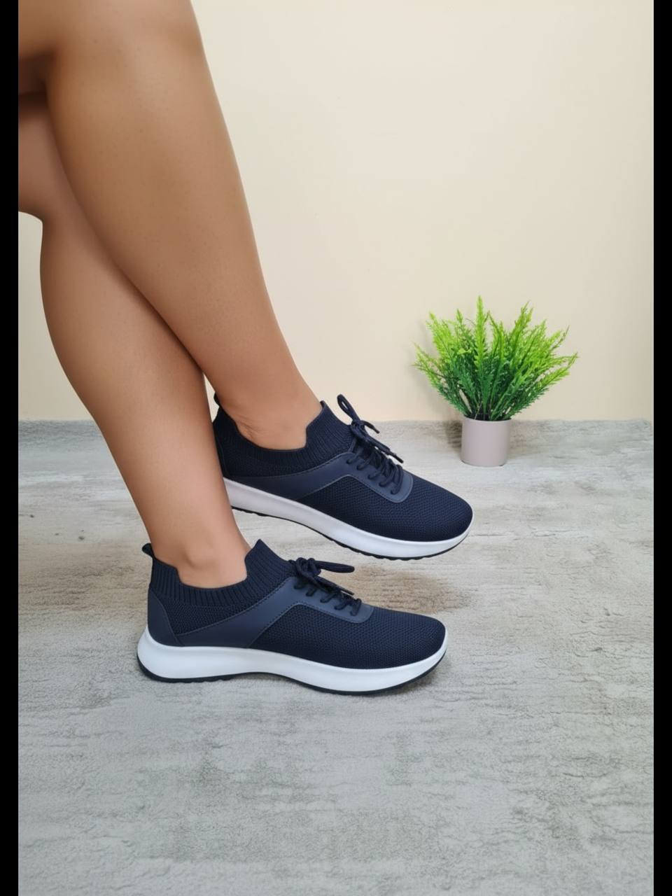 men lace-up sneakers mt-5 - blue