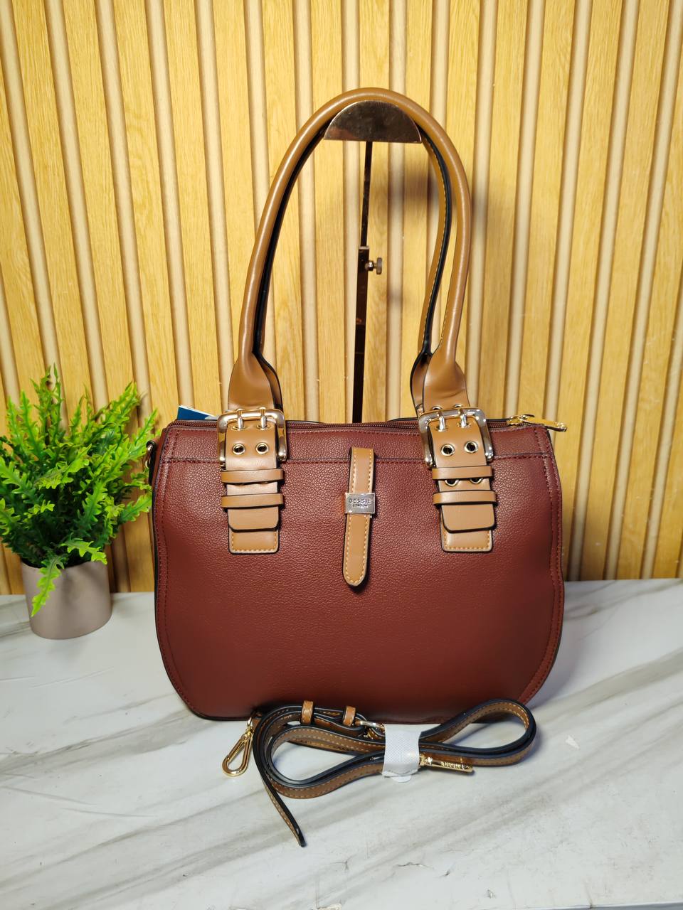 bessie shoulder handbag bw - wine
