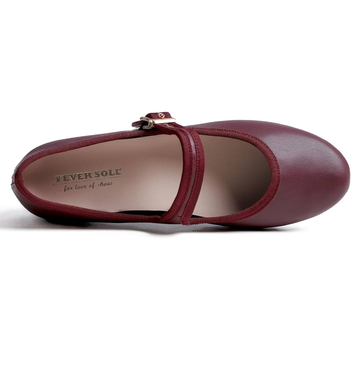 fever sole maryjane flat - wine - Thumbnail 3