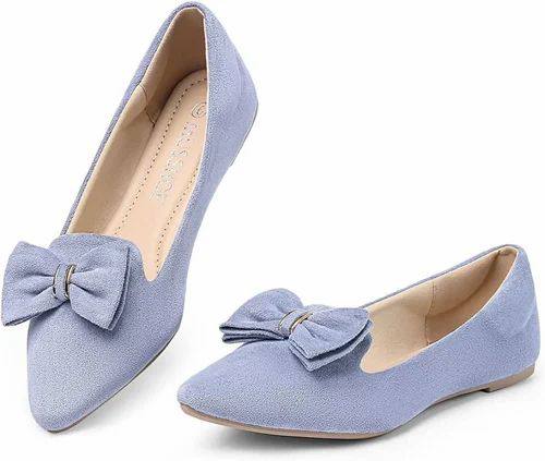 musshoe flat shoe with a bow - pink