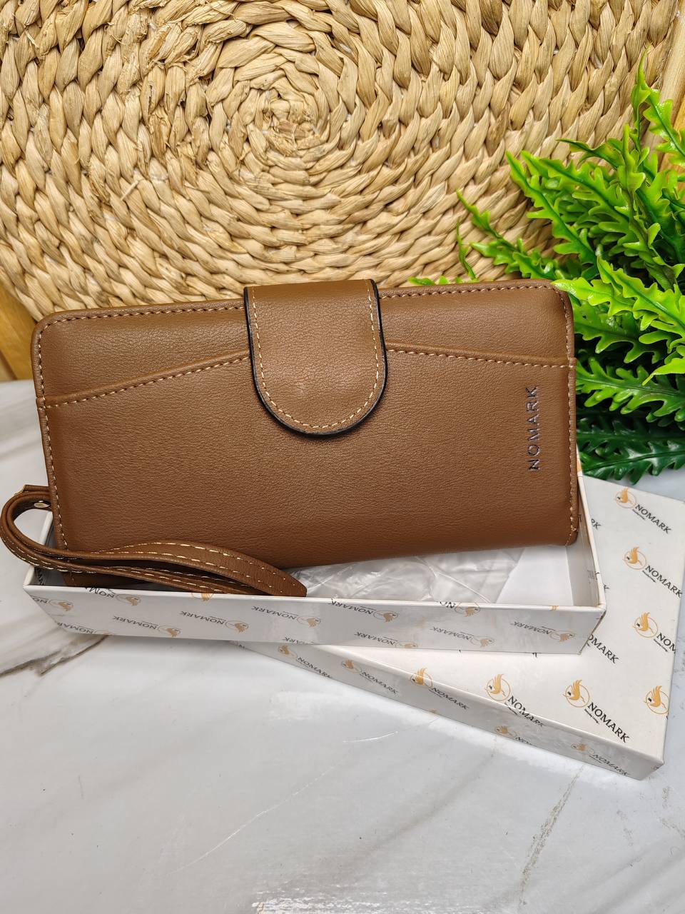 boxed wallet 2023-b2 - khaki brown