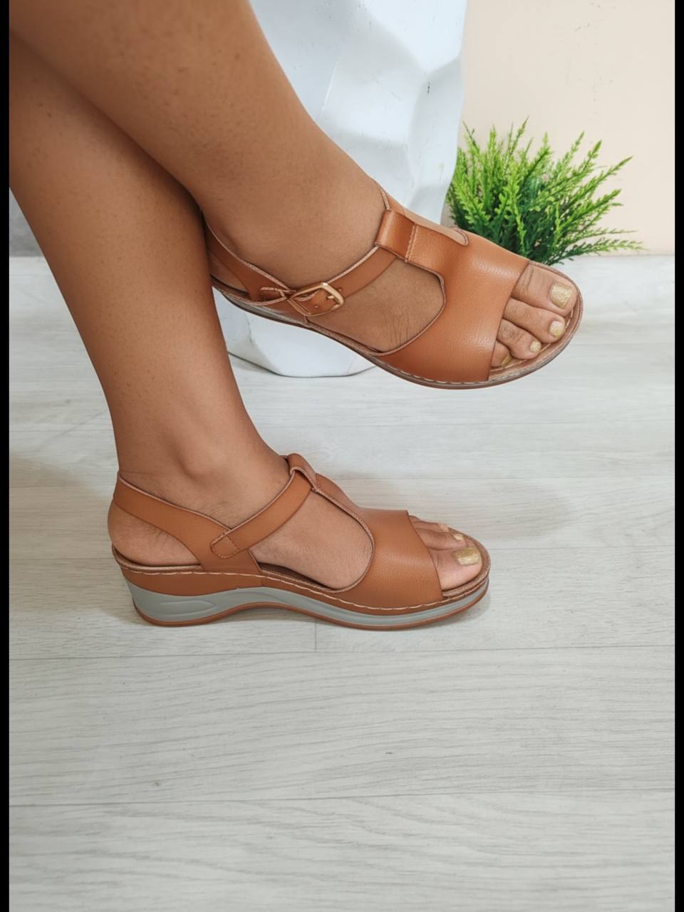 oldehello collection sandal - nude