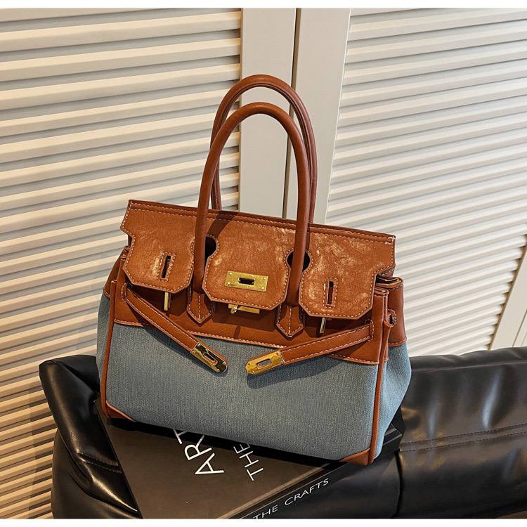7362 jean handbag - light blue