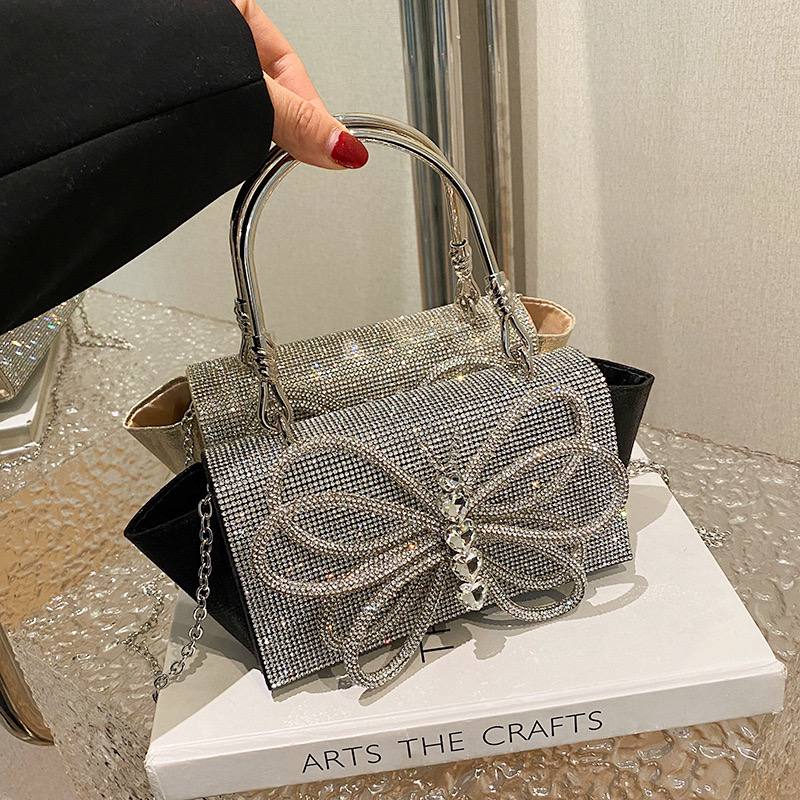 butterfly mini bag - black