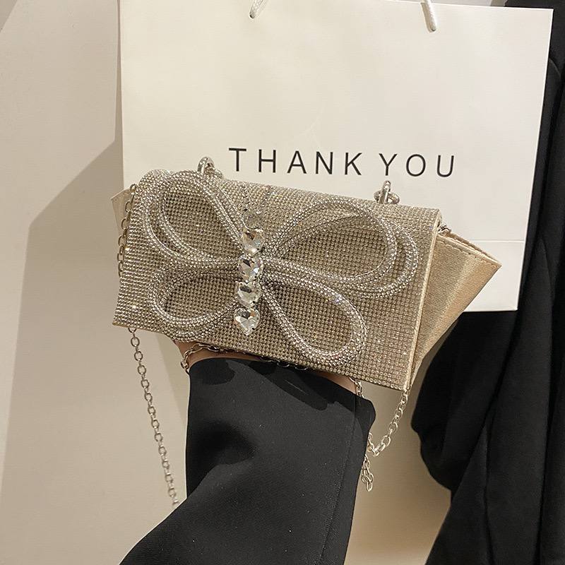 butterfly mini bag - gold