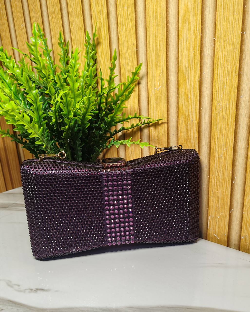 butterfly party purse x773 - purple