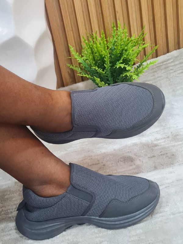 comfy sneakers - grey