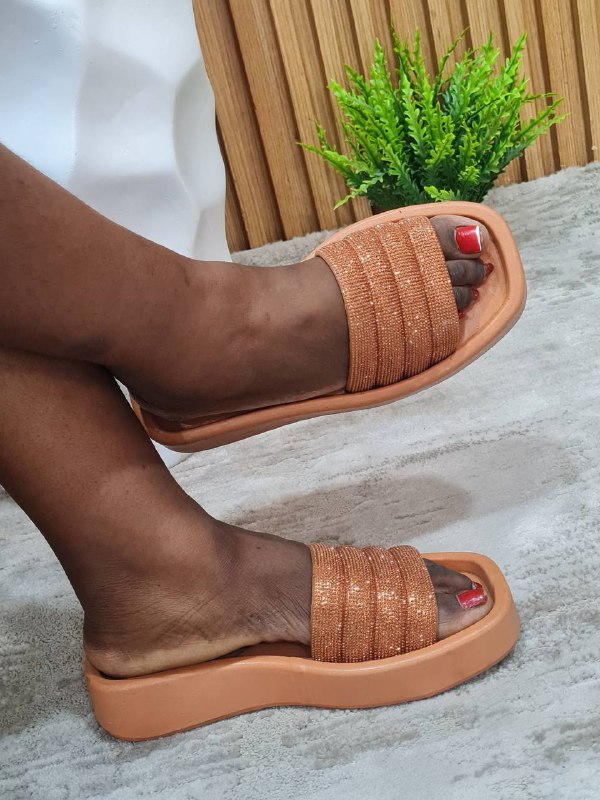 melissa flat palm jelly slippers - brown