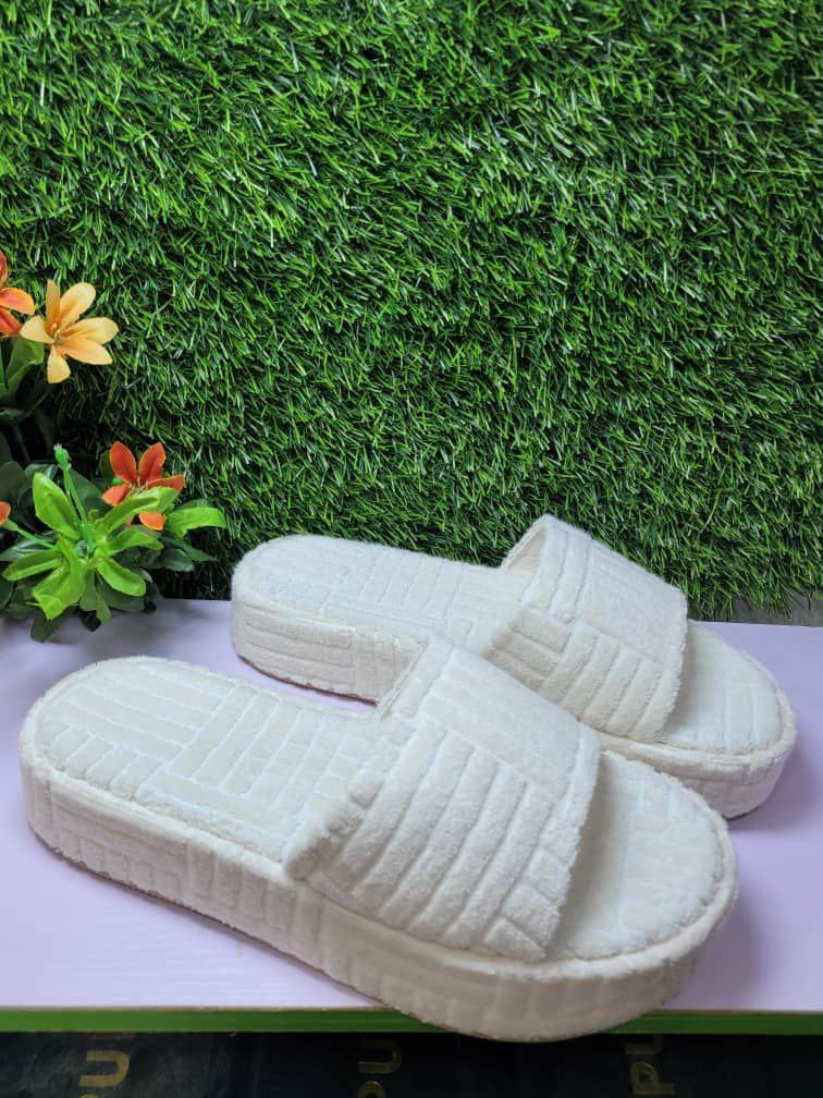 ego slippers - white