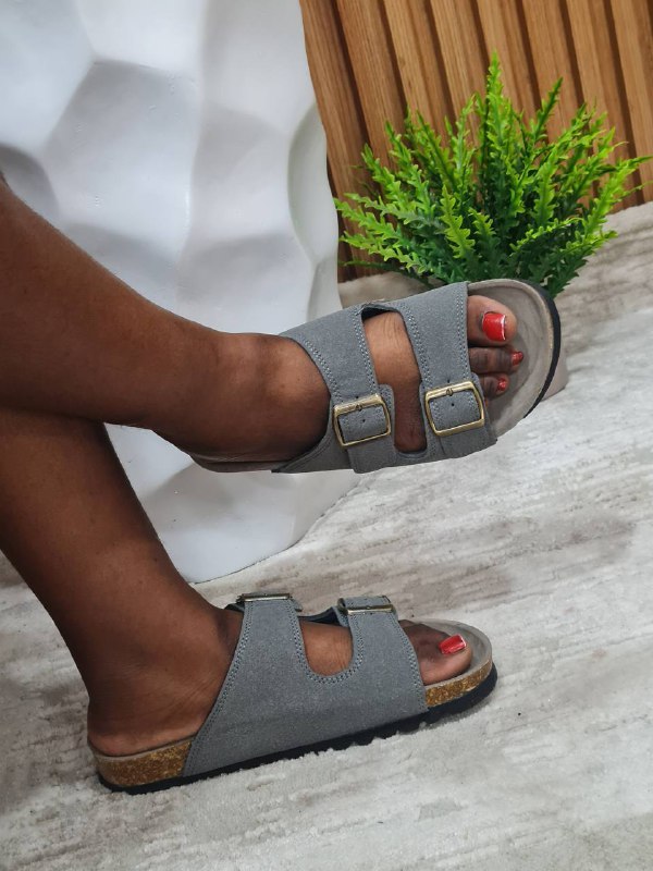 meibalum men slippers (open strap) - grey