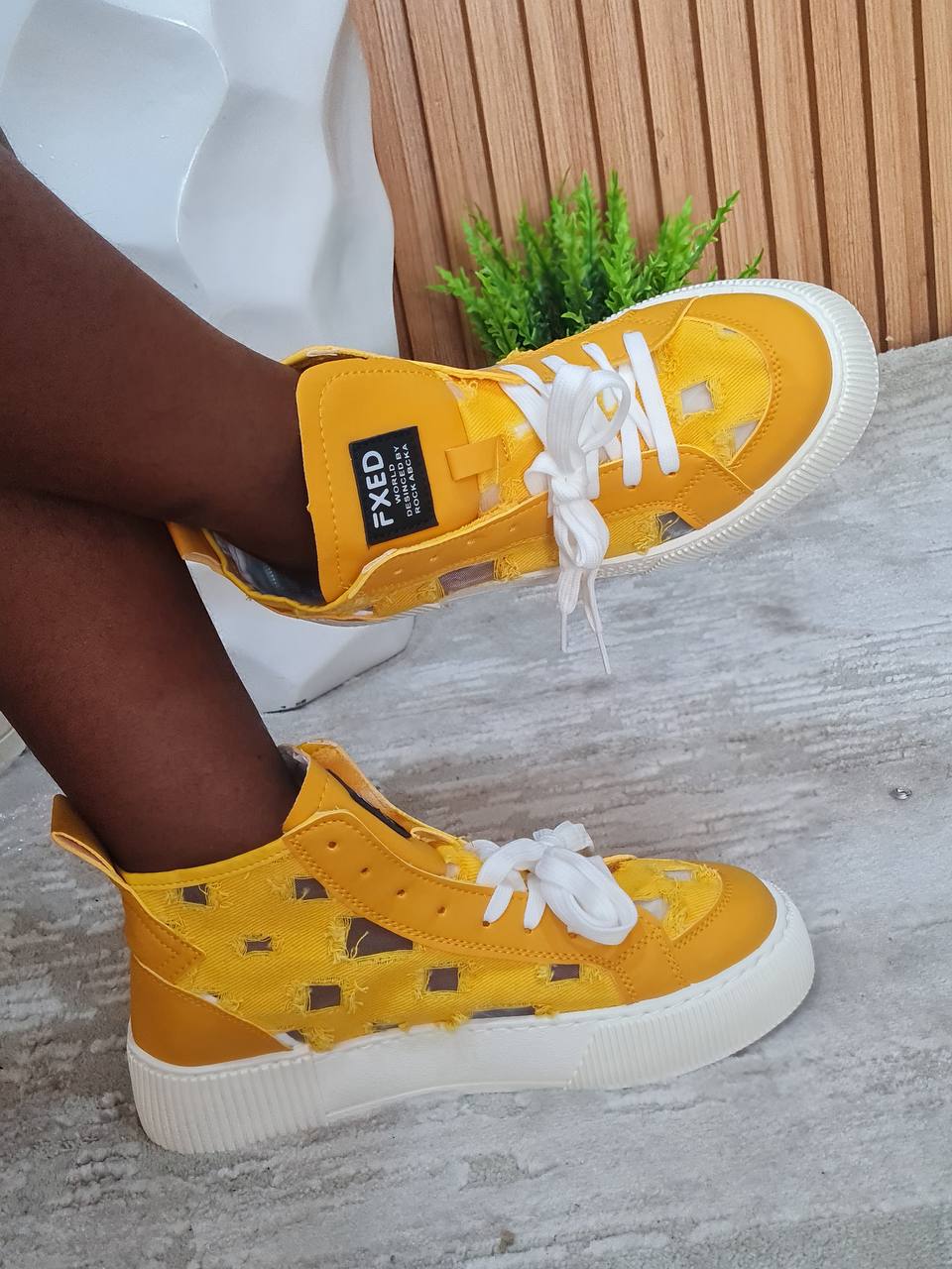 fxed sneakers - yello