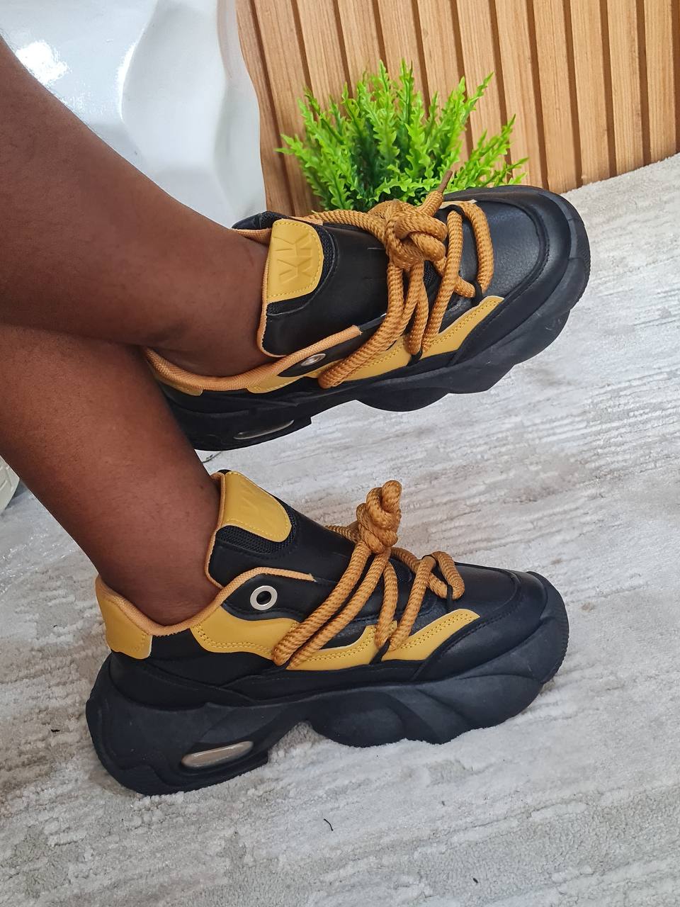 sneakers with thick rope