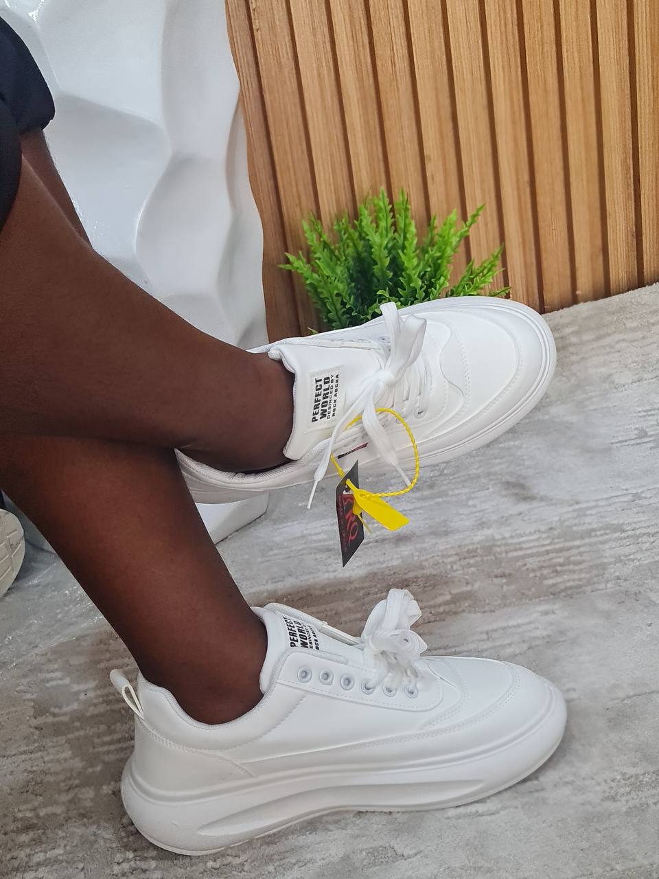 brq sneakers - white