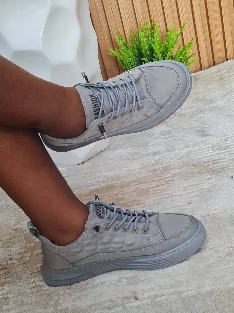 fashion sport sneakers - grey