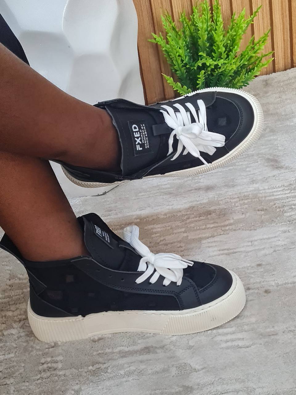 fxed high sole - black