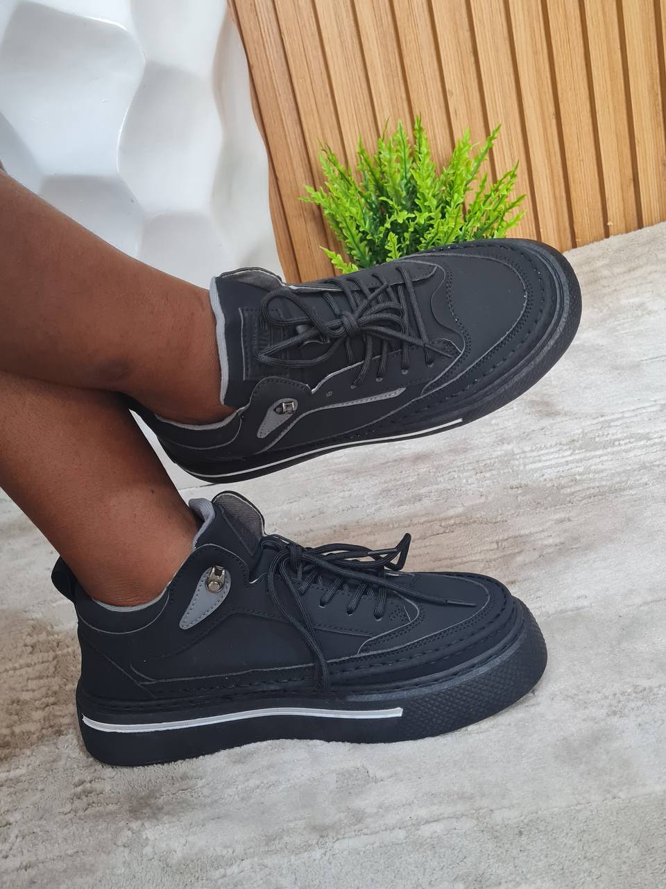 run sneakers - black