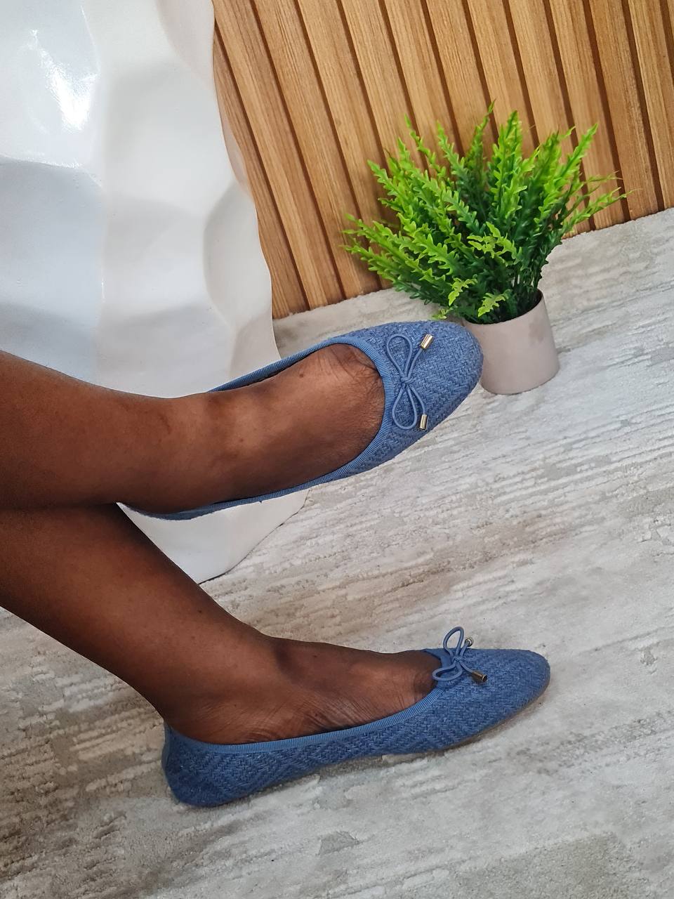 oyanda flat shoe - blue