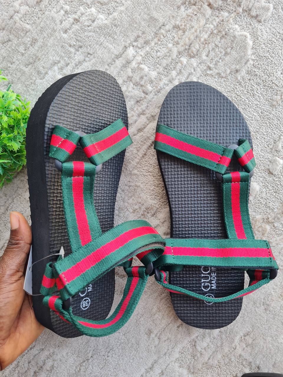 gucci trekkers - high wedge
