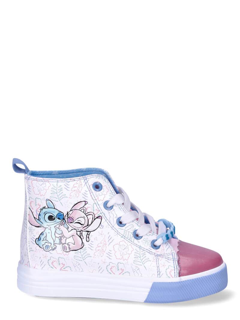 stitch high top girls sneaker