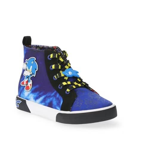 sonic boys high top sneaker(37.5)
