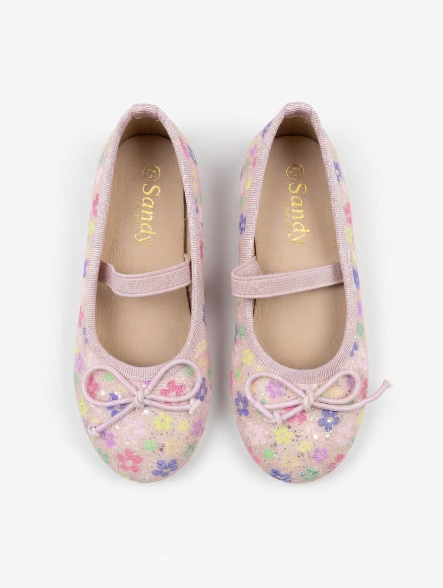 sandy flower flat dress shoe(28)